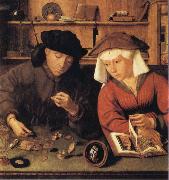 MASSYS, Quentin The Money-changer and his Wife Spain oil painting reproduction